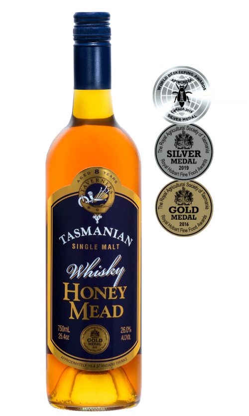 Taverner's Tasmanian Single Malt Whisky Honey Mead 375ml Australian
