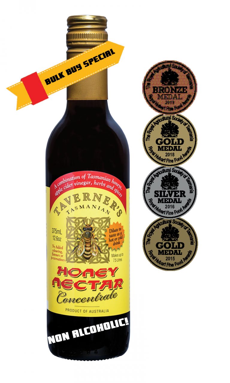 Taverner's Tasmanian Dessert Honey Mead 375ml Australian Honey Products